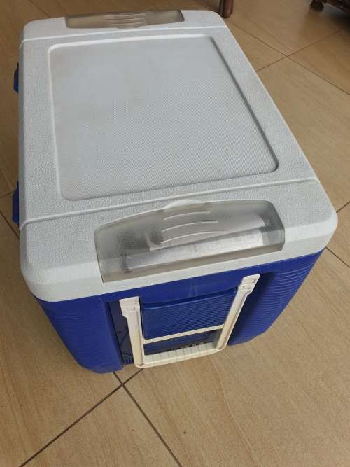 Thermoelectric Coolers Campmaster Thermo electric cooler box/warmer model EC0445 was sold for